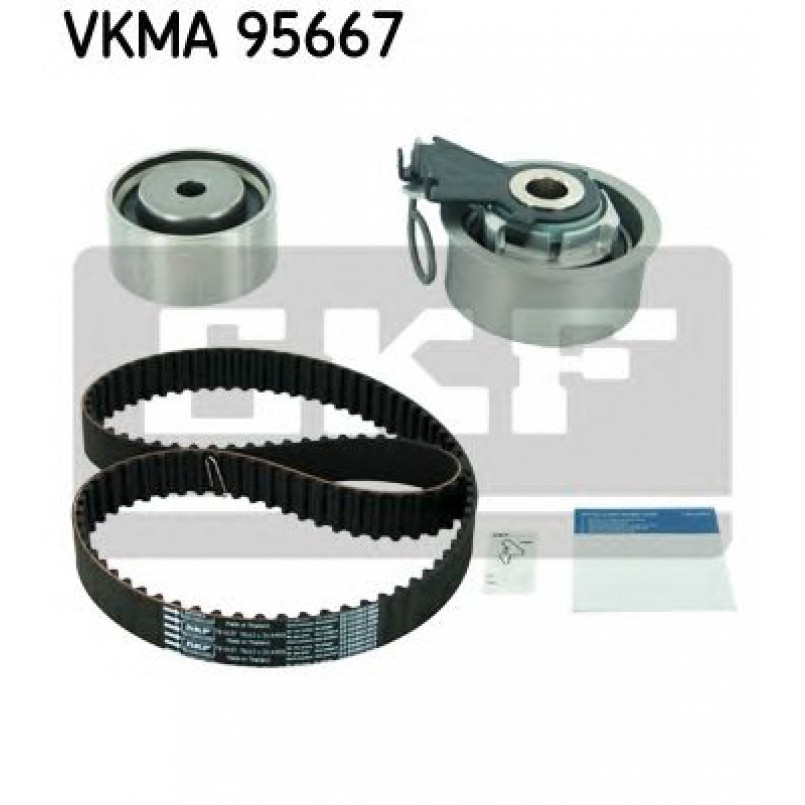 VKMA 95667 SKF Комплект ГРМ (ремінь + ролик)